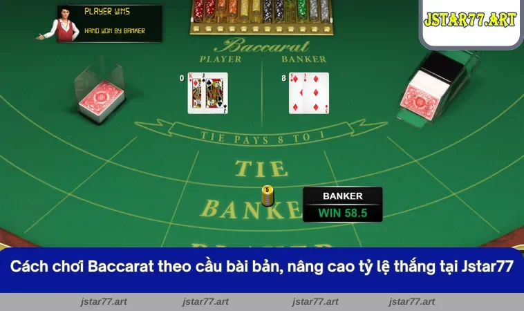 Cách chơi Baccarat nâng cao tỷ lệ thắng tại Jstar77